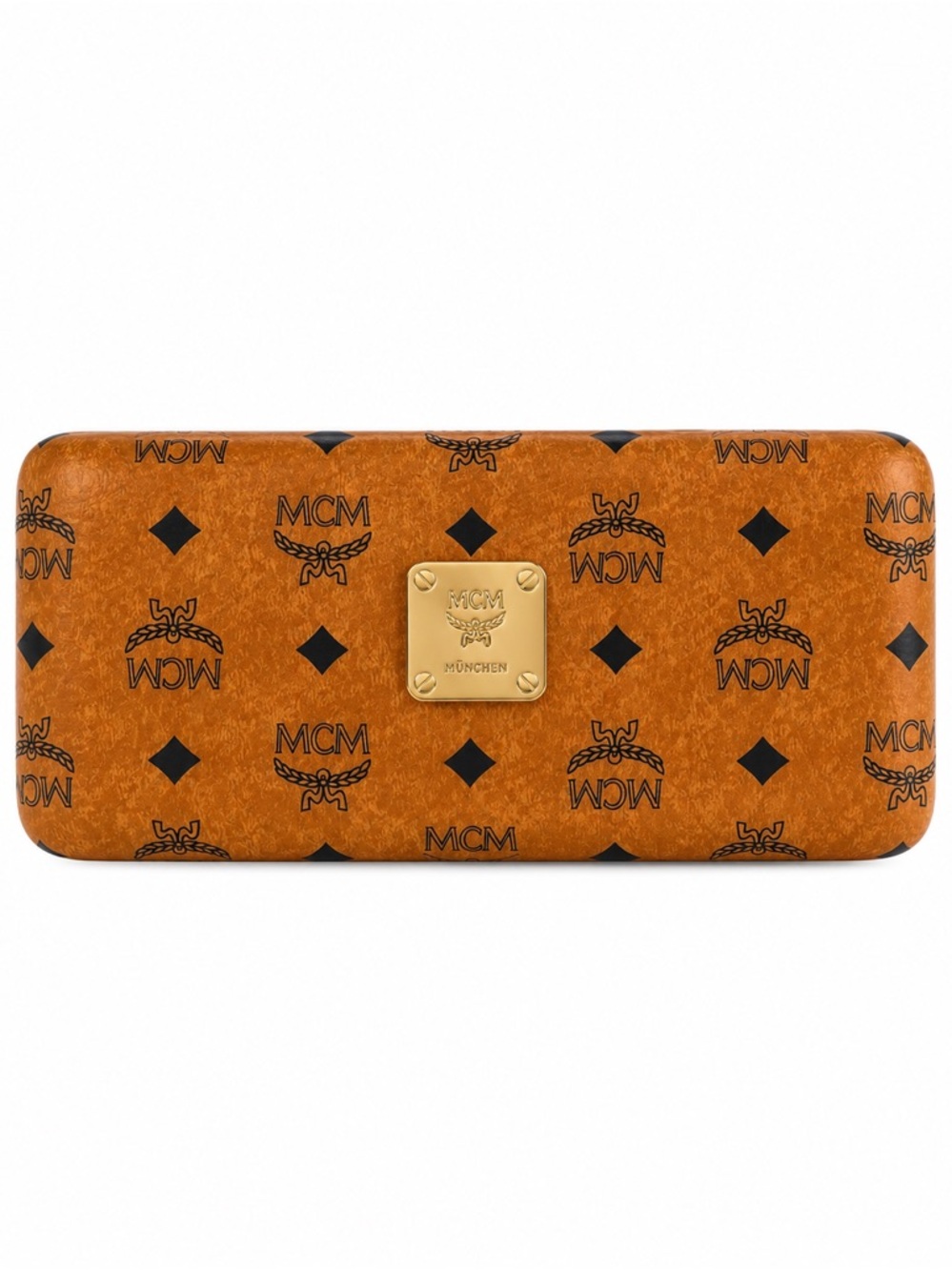 Vintage MCM München Cognac Monogram Eyeglass Sunglasses Case